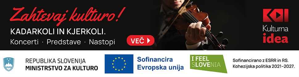REG-KULTV+ — interaktivna OTT-platforma za lokalne kulturne in izobraževalne AV vsebine. Sofinancirano z ESRR in RS, Kohezijska politika 2021–2027.